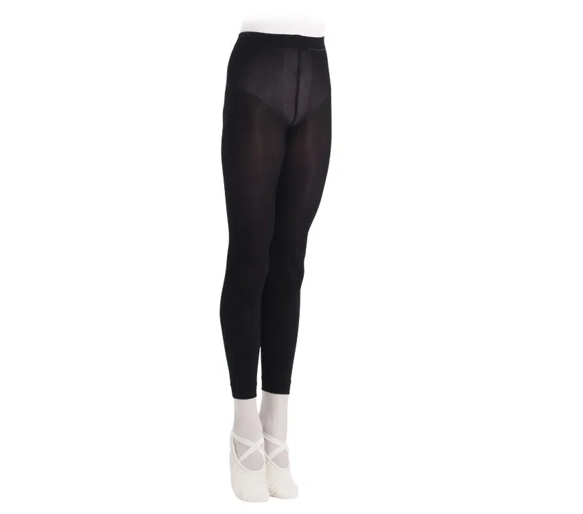 Girls footless tights Black