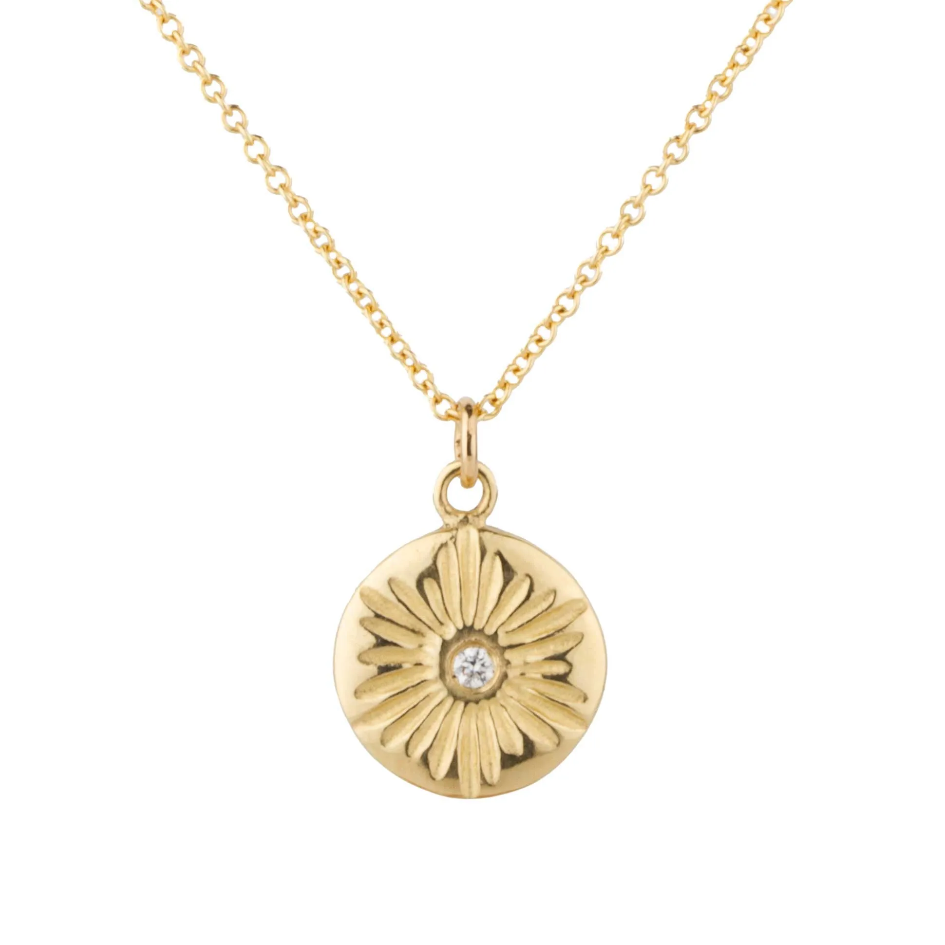 Gold Large Lucia Diamond Necklace