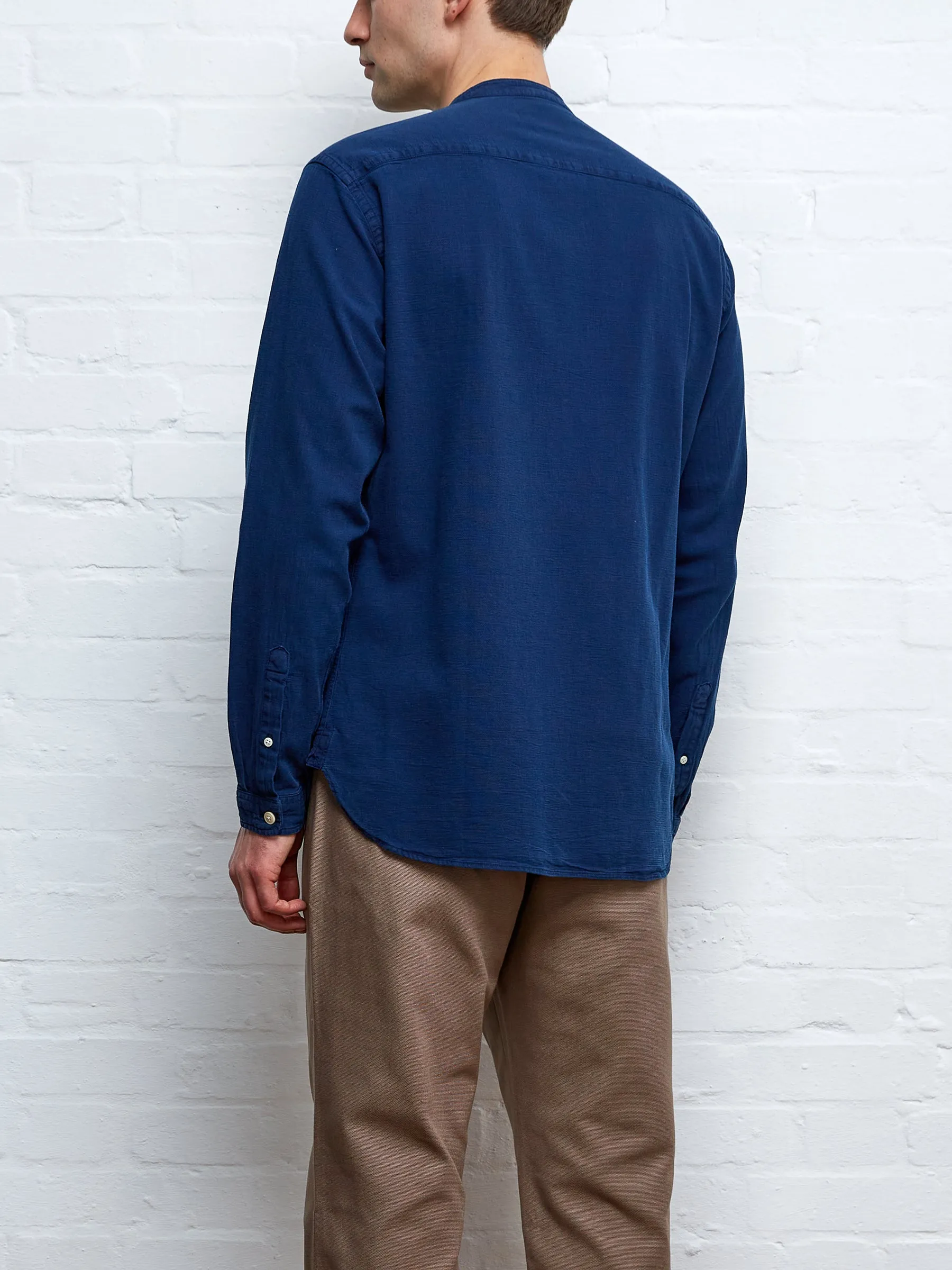 Grandad Shirt Kildale Indigo Rinse