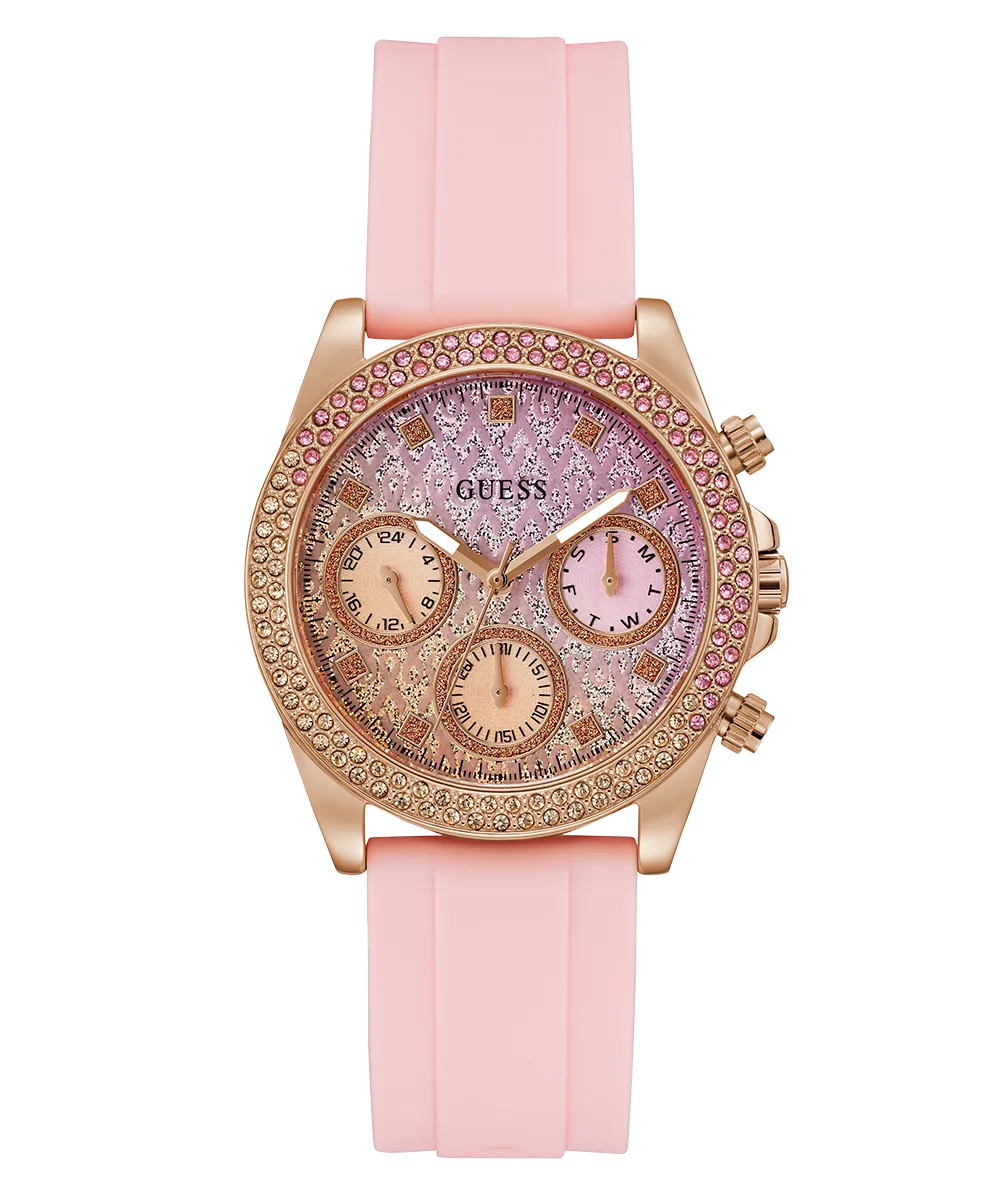 GUESS Ladies Sparkling Pink Limited Edition Watch