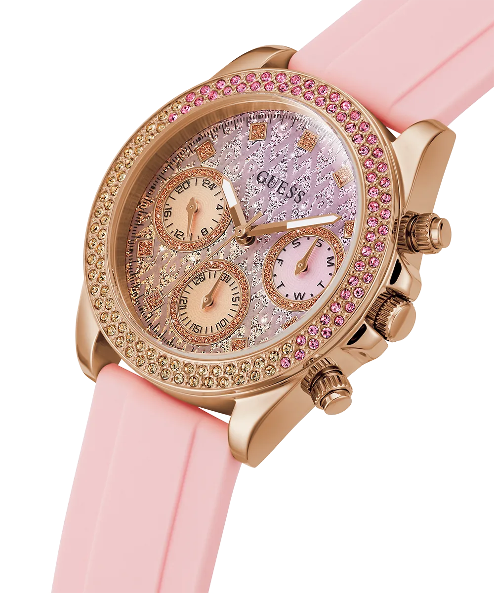 GUESS Ladies Sparkling Pink Limited Edition Watch