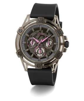 GUESS Mens Sporting Pink Limited Edition Watch