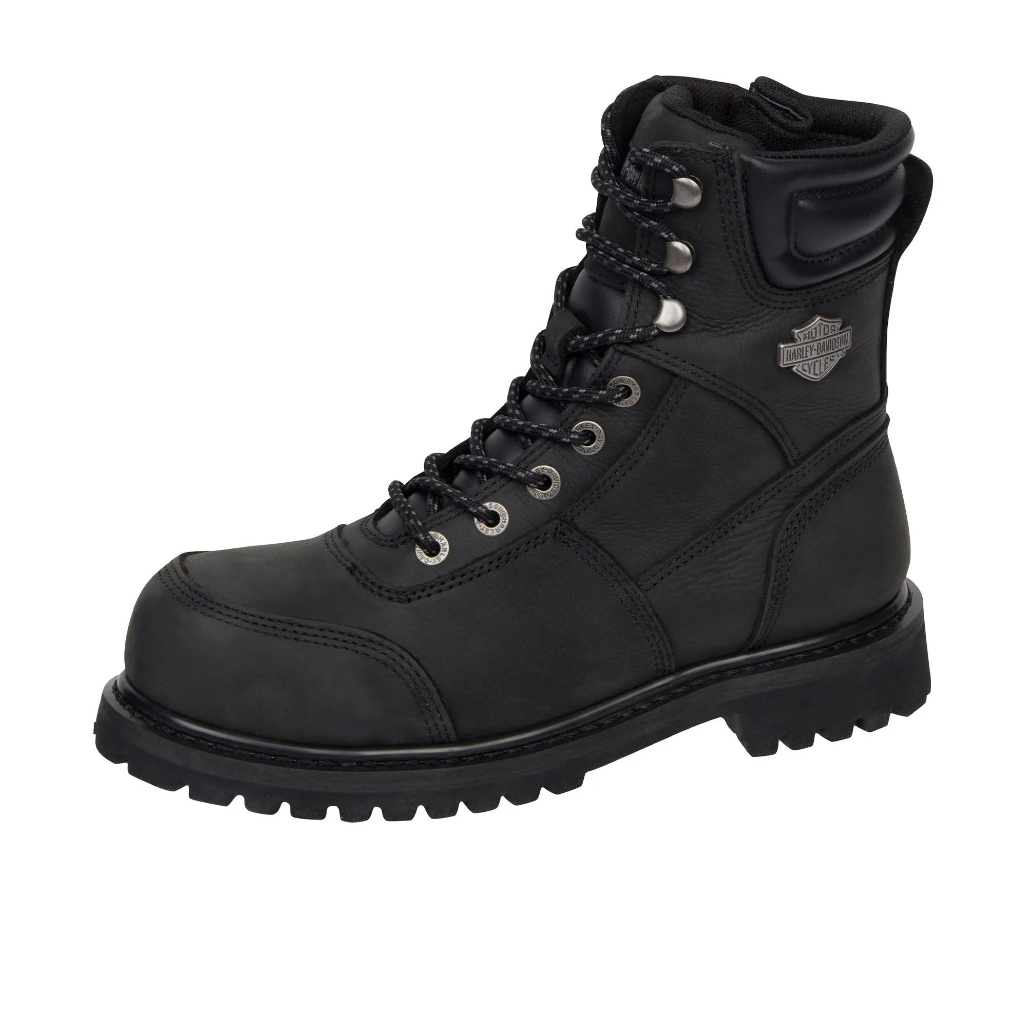 Harley Davidson Drewett 7 Inch Composite Toe Black