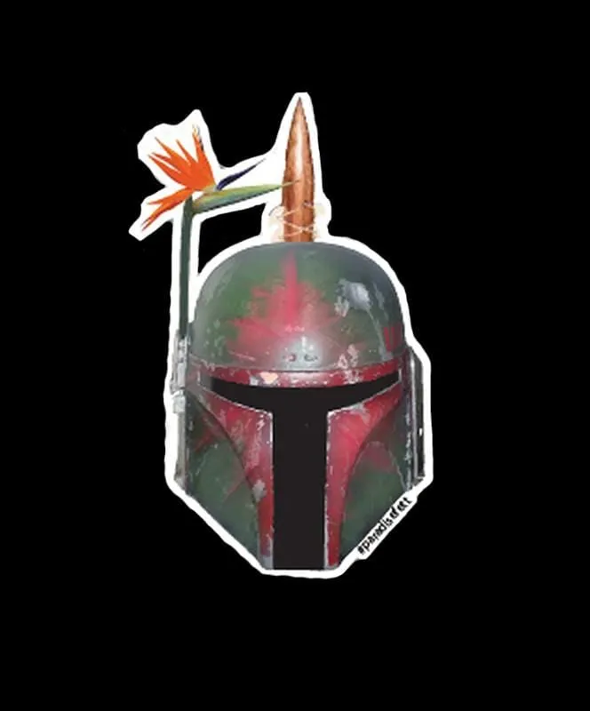 Hawaii Domestic Market - 4" HDM Paradise Fett Sticker