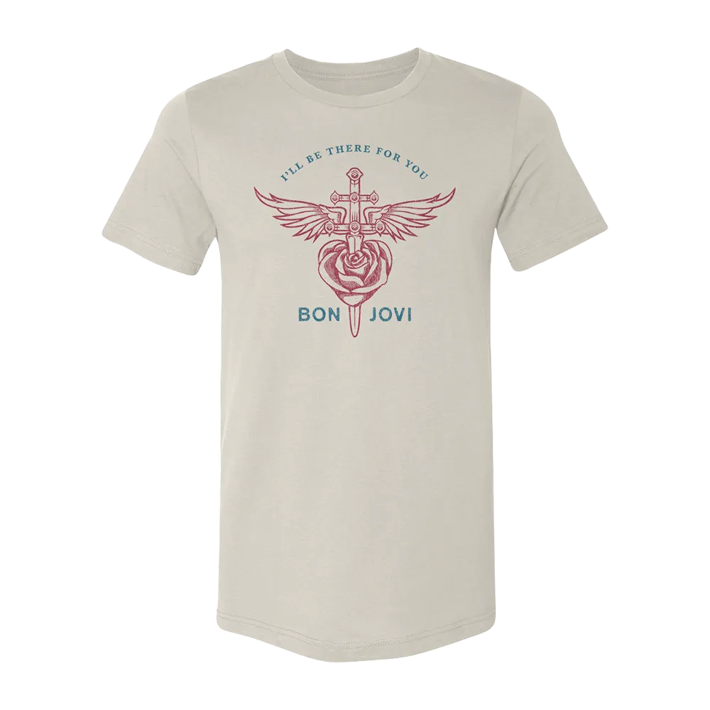 Heart and Dagger Cream Shirt