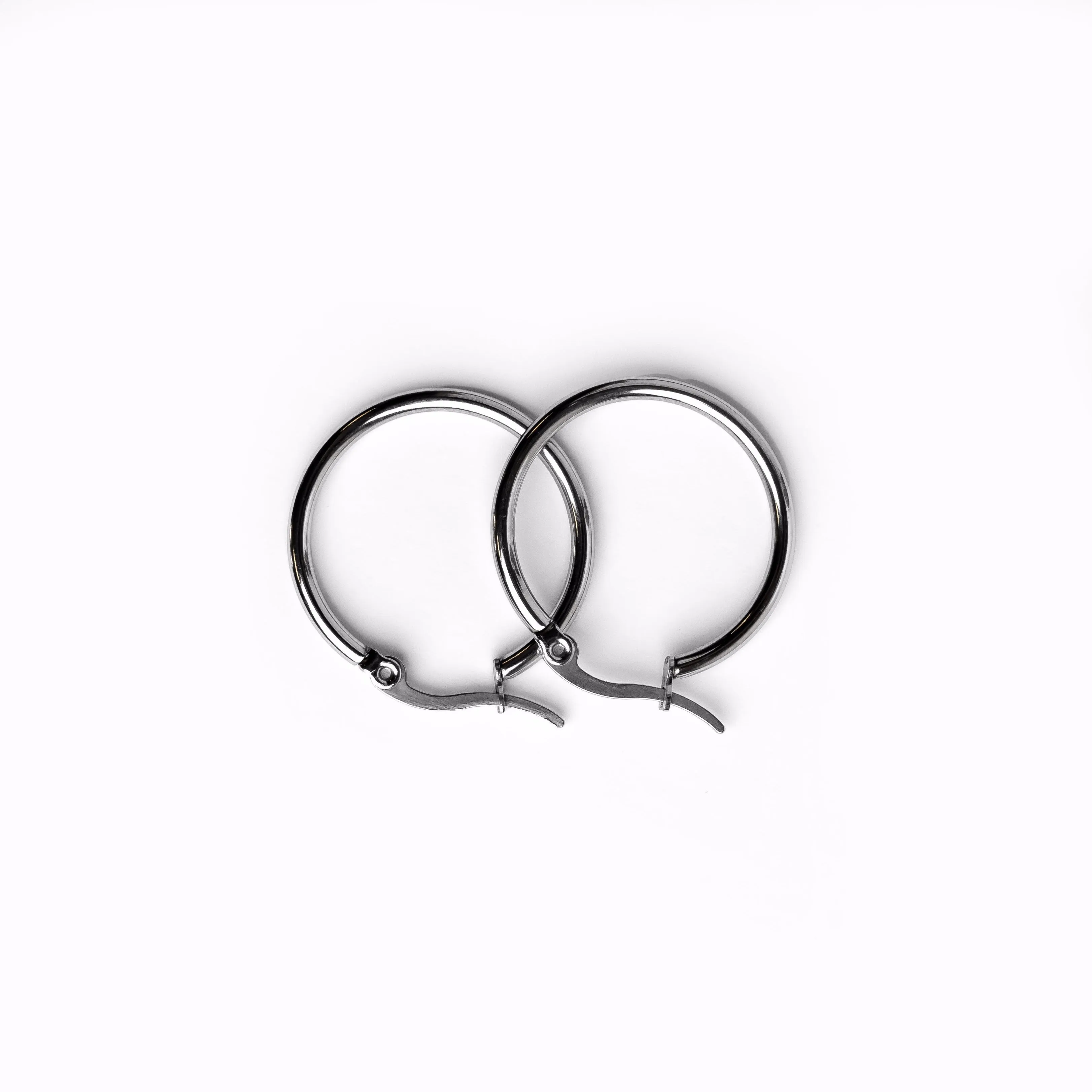 Hoop Earrings - Silver