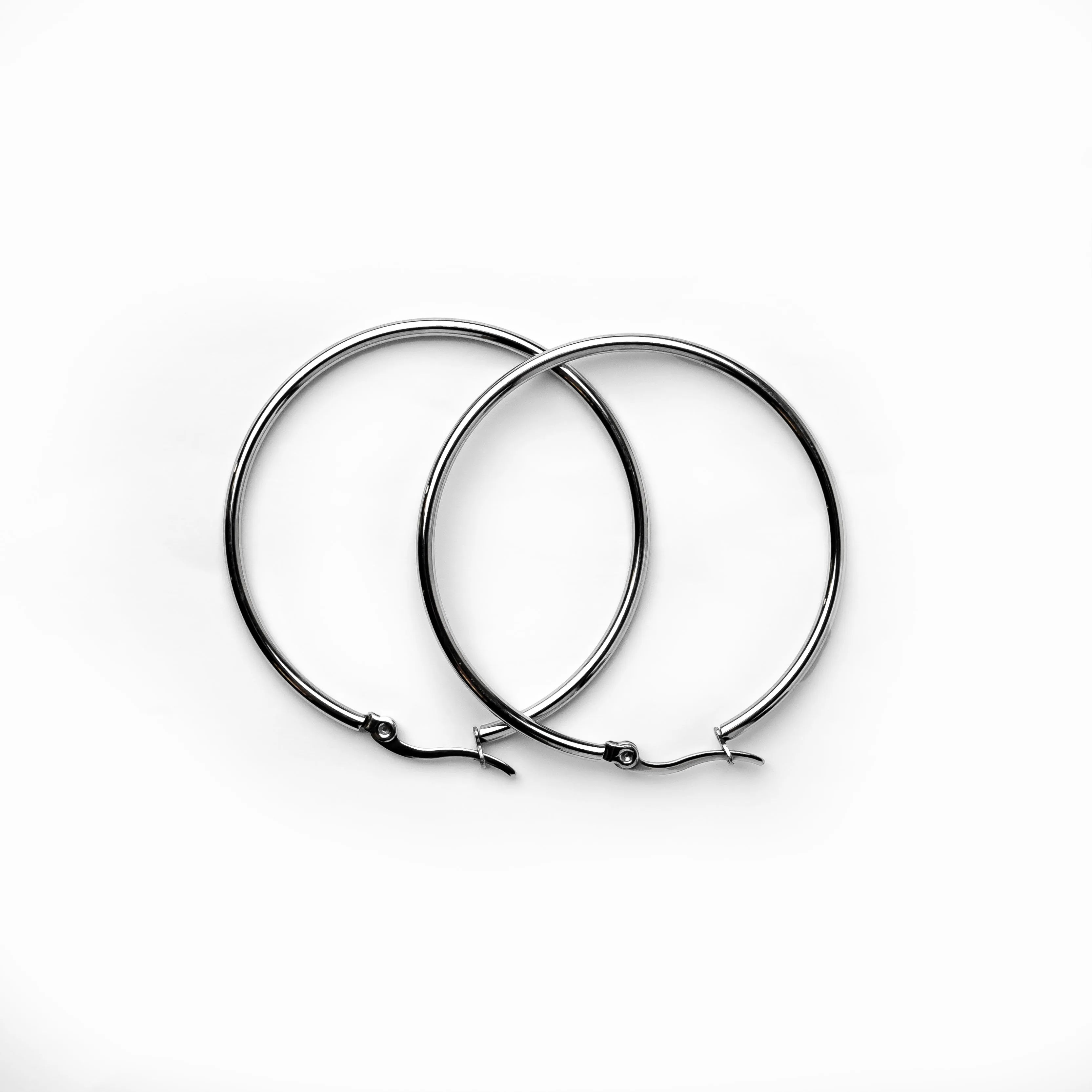 Hoop Earrings - Silver