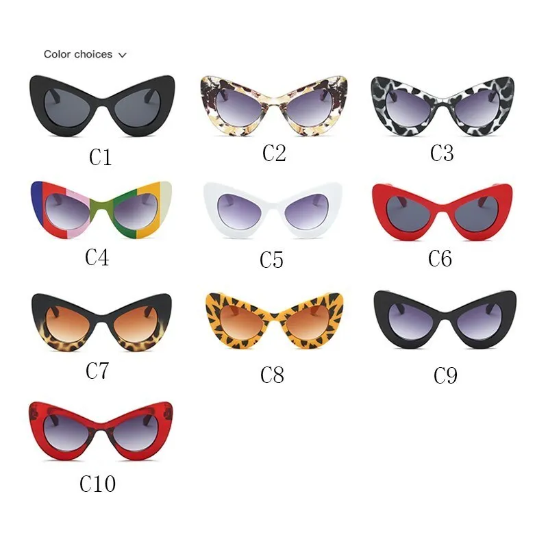 Icon- the Classic Thick Frame Cat Eye Sunglasses