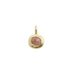 Kirstin Ash Into The Flow Rhodochrosite Charm, 9k Gold