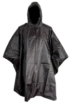 Kombat UK US Style Poncho - Black