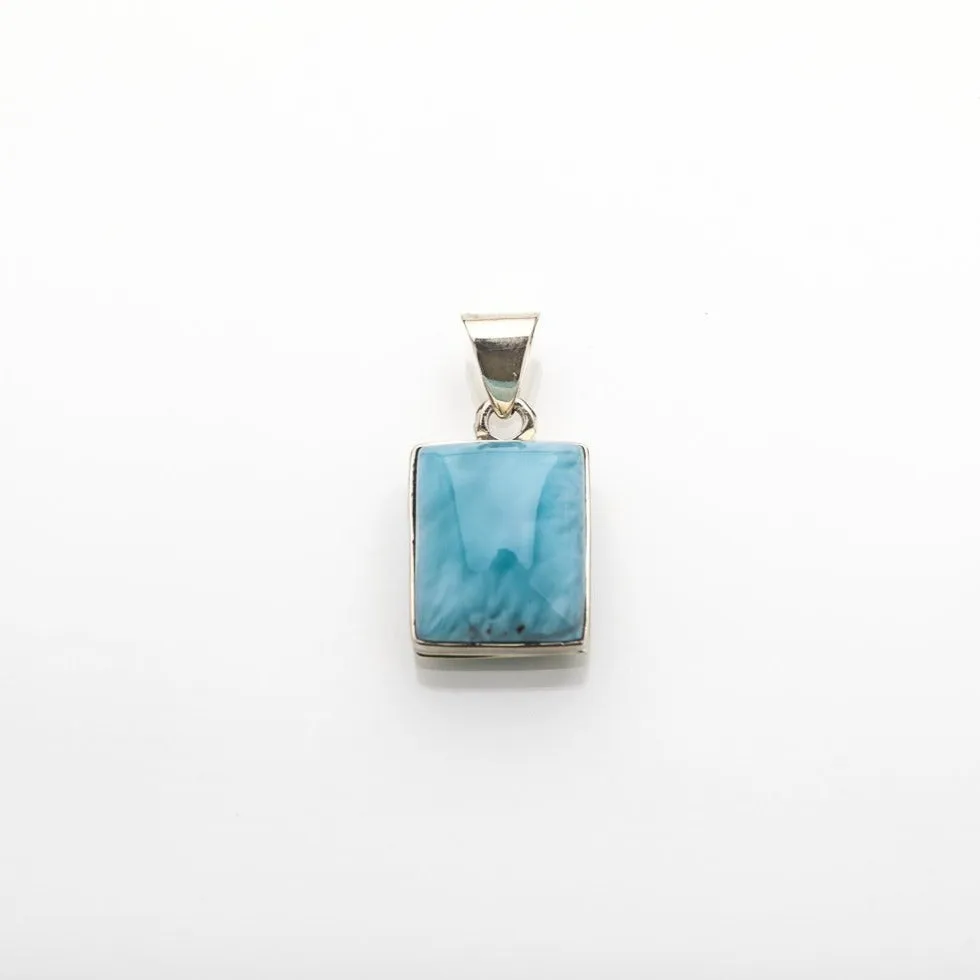 Larimar Gold Pendant, Ailani