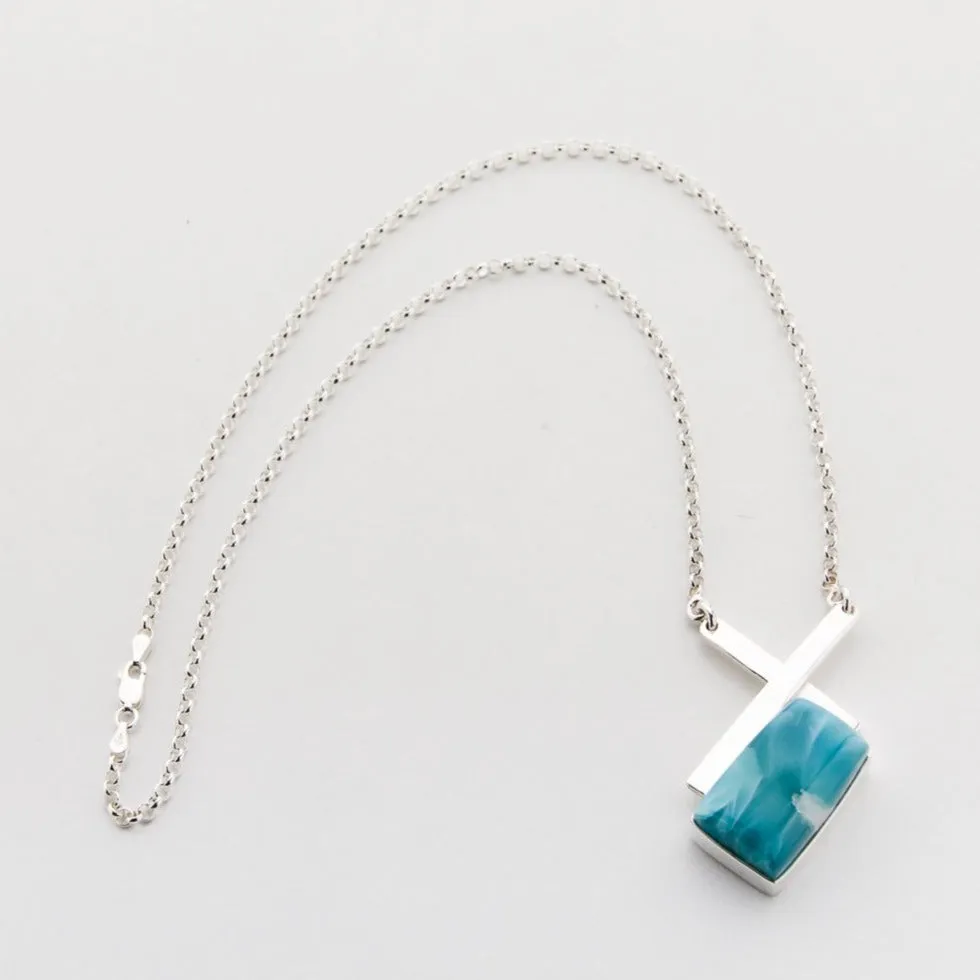 Larimar Necklace Leery