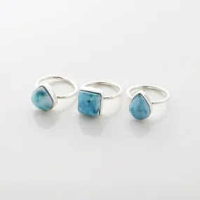 Larimar Ring Trio Emira