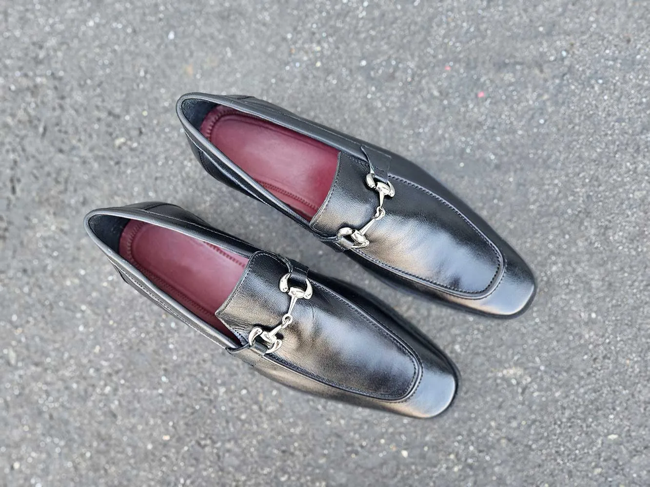 Leather Sole Horsebit Loafer