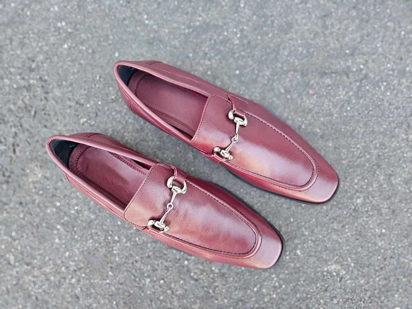 Leather Sole Horsebit Loafer