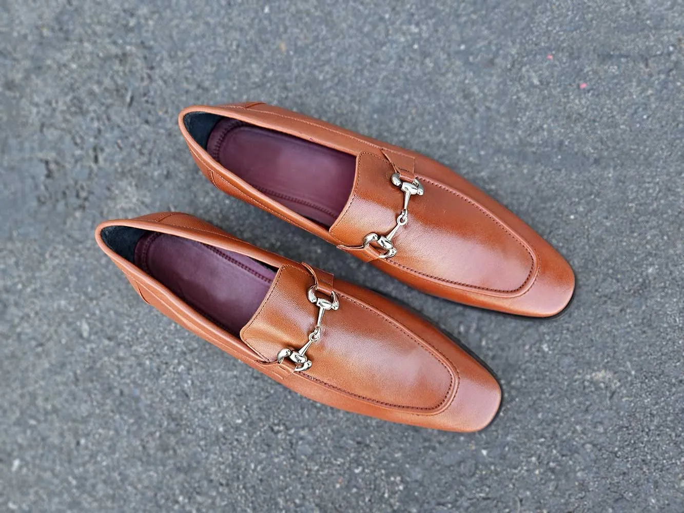 Leather Sole Horsebit Loafer