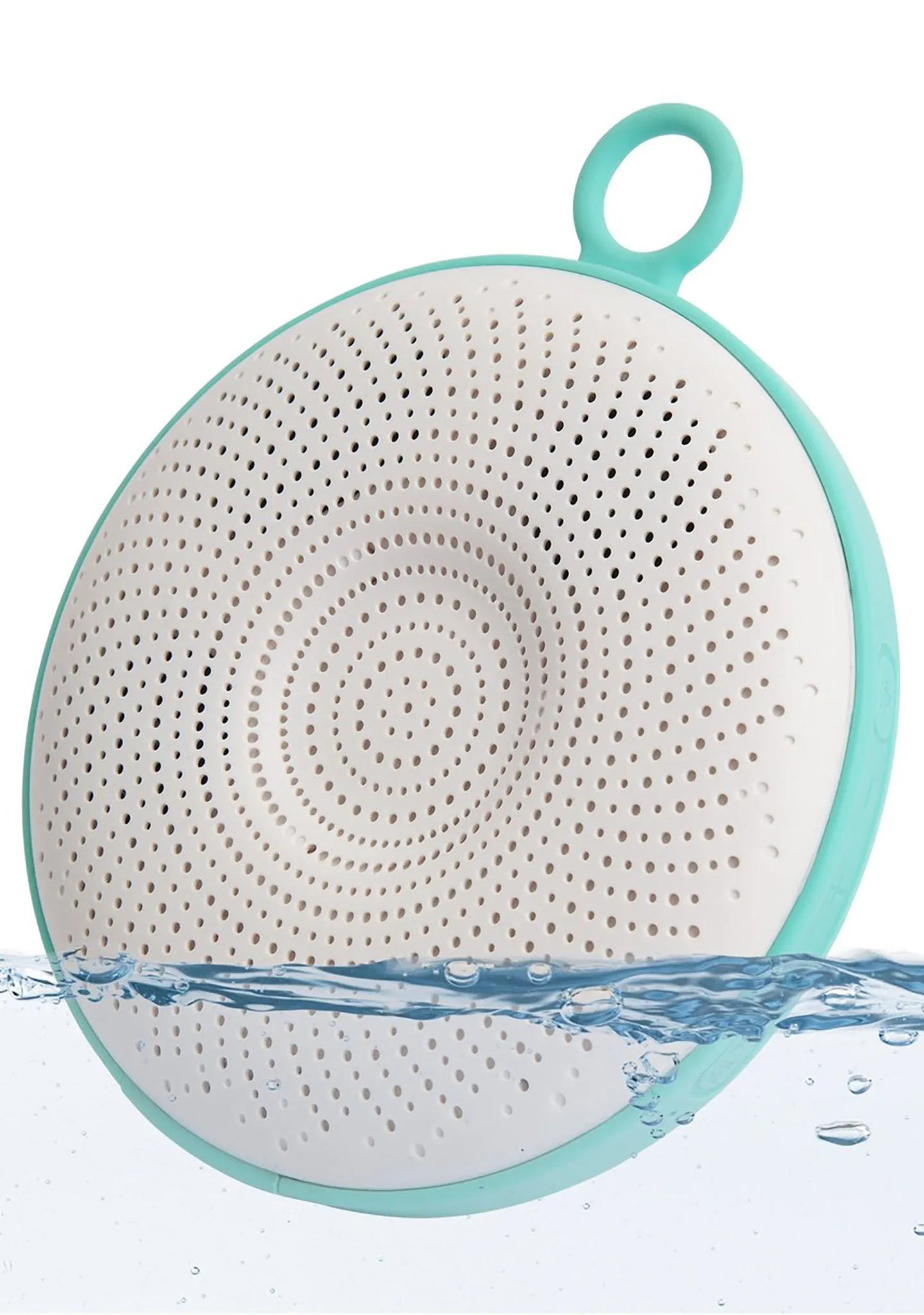 Light Pool Bluetooth Speaker in White Turquoise