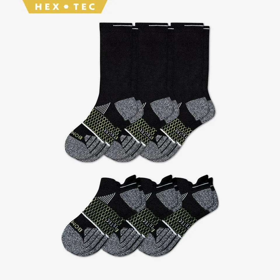 Men's Performance Tennis Calf & Ankle Sock 6-Pack