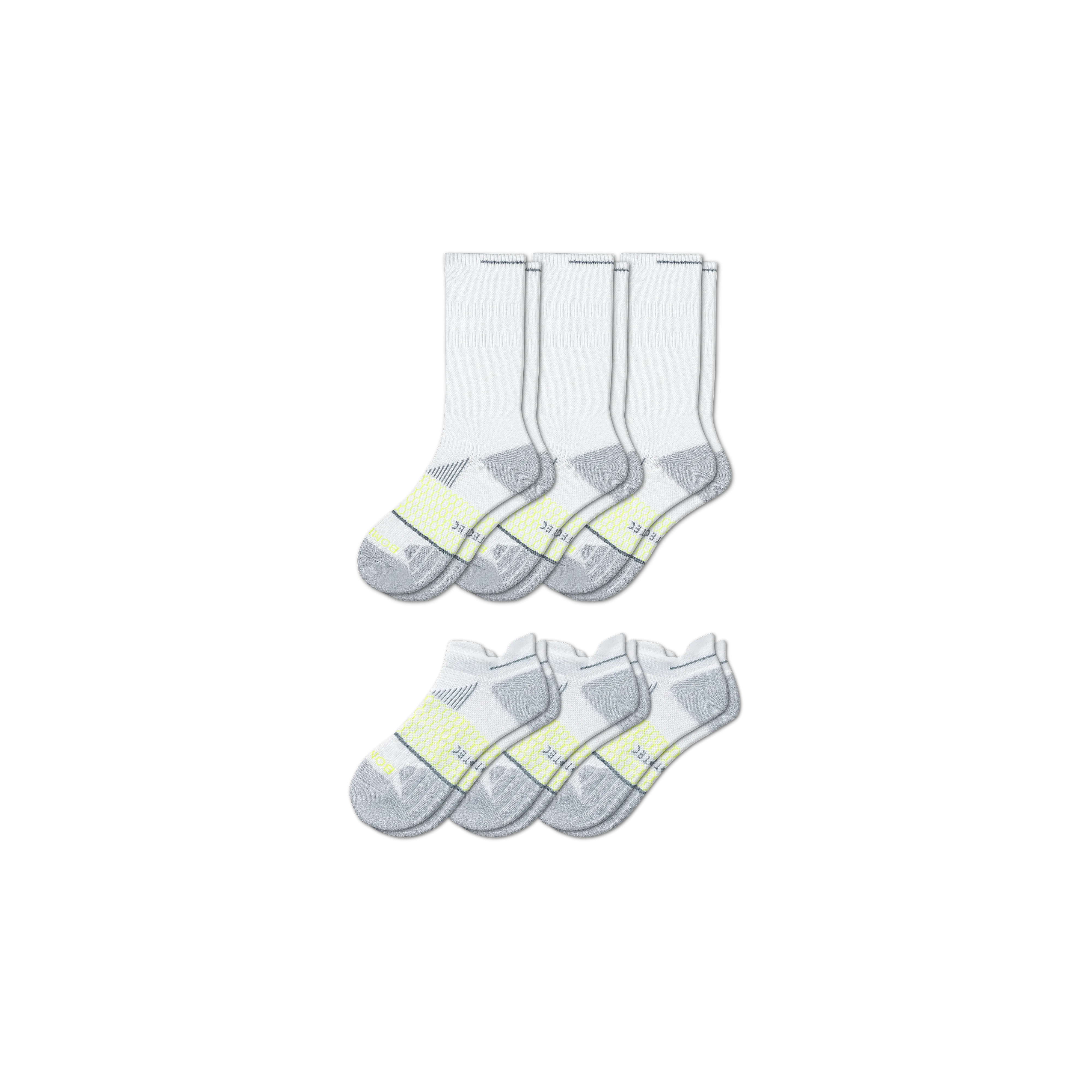 Men's Performance Tennis Calf & Ankle Sock 6-Pack