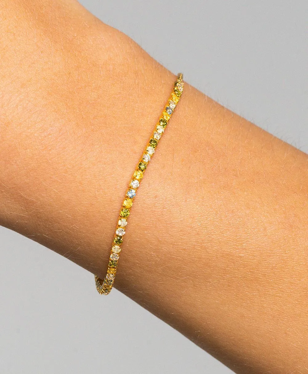 Mila Bracelet Multi 18ct Gold Plated