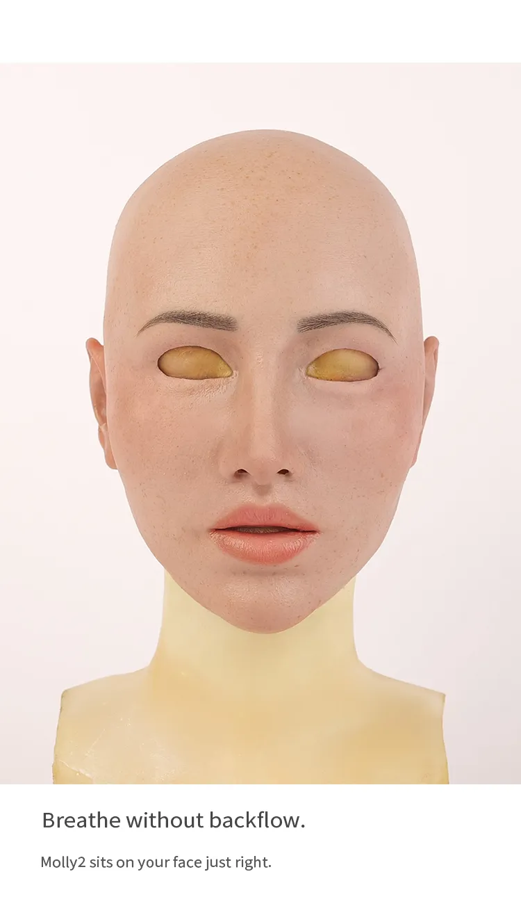 MoliFX | “Molly2” SFX-Level Silicone Female Mask X03C