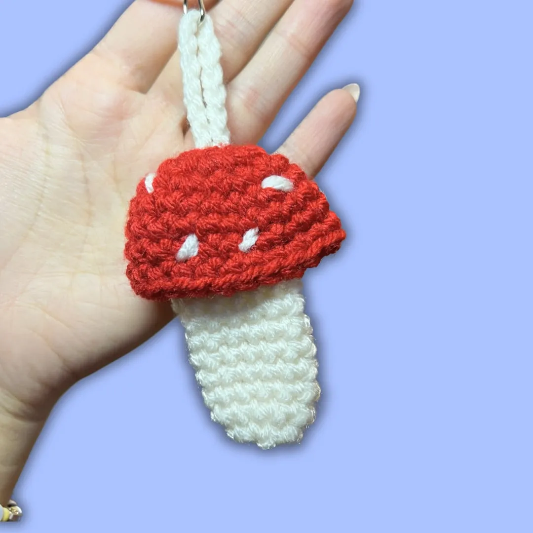 Mushroom Keychain