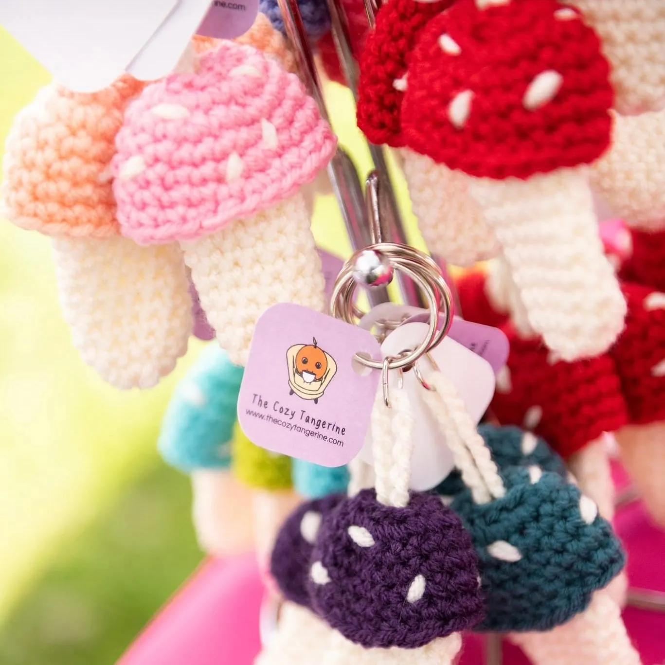 Mushroom Keychain