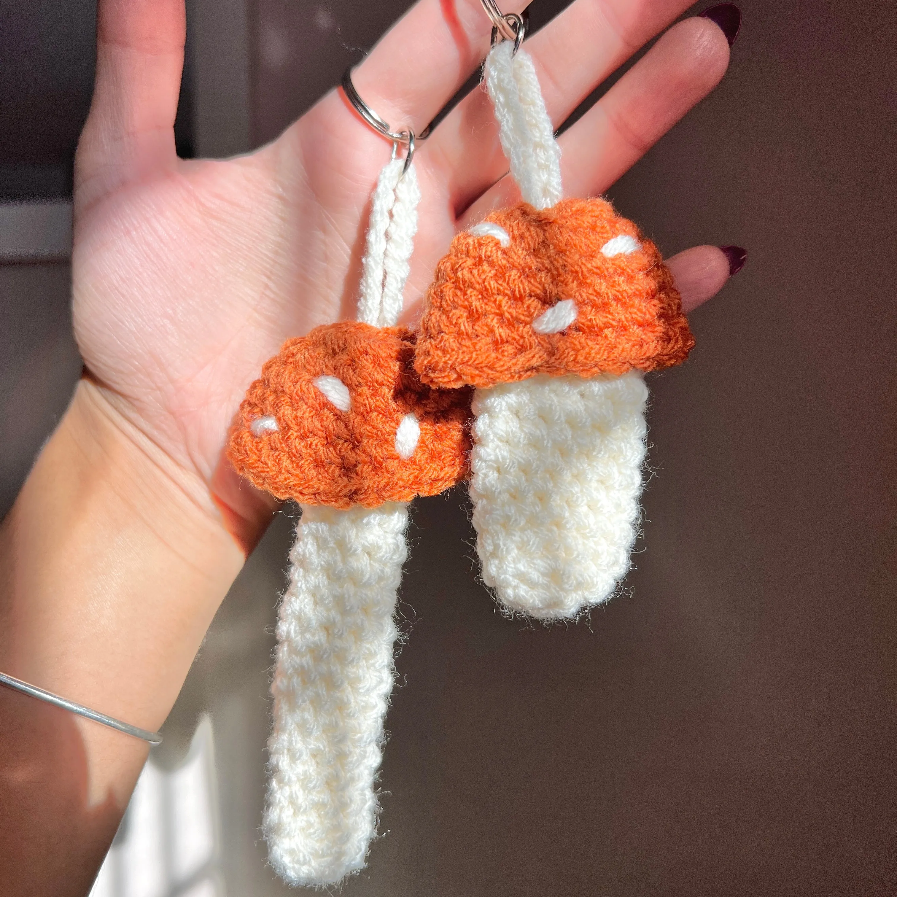 Mushroom Keychain