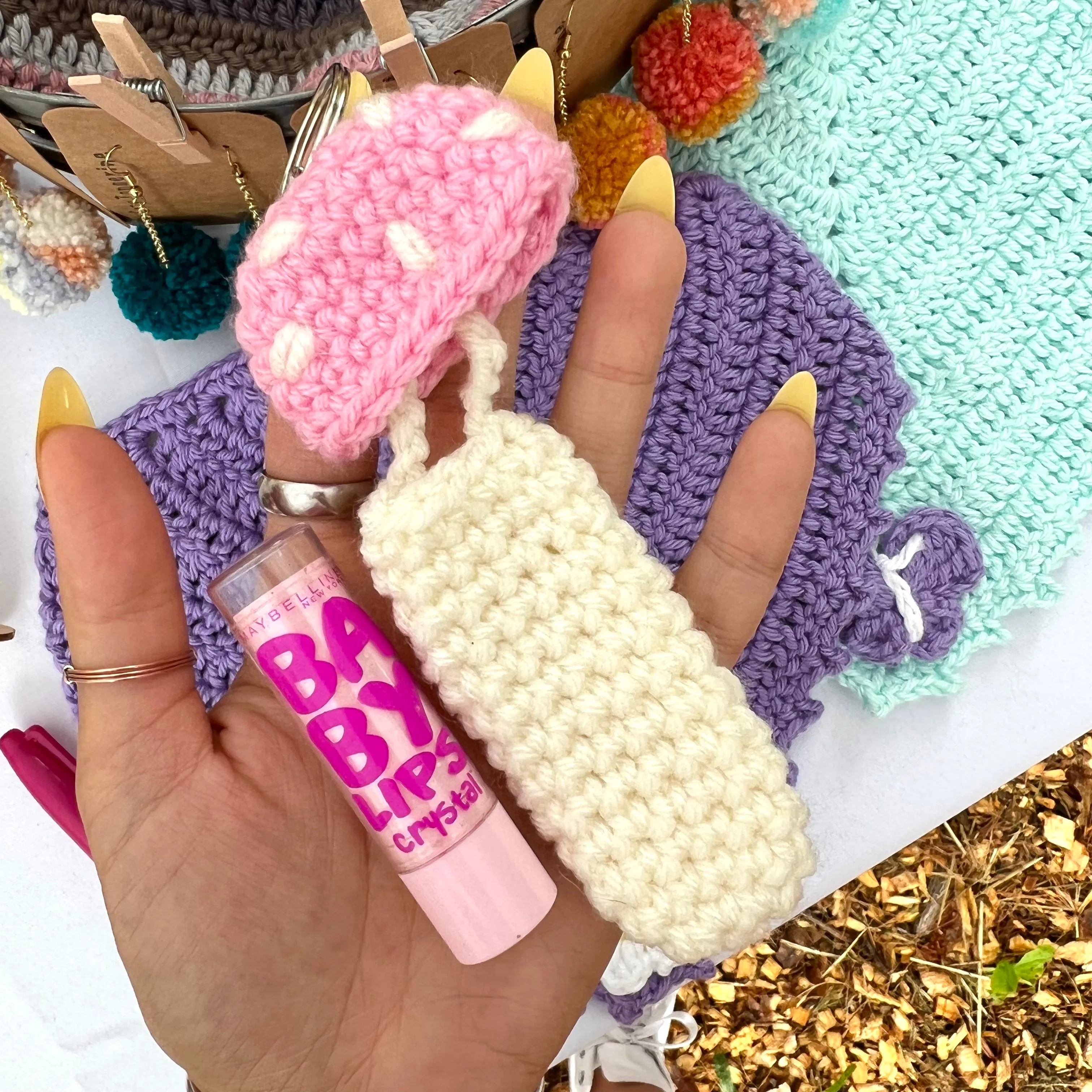 Mushroom Keychain