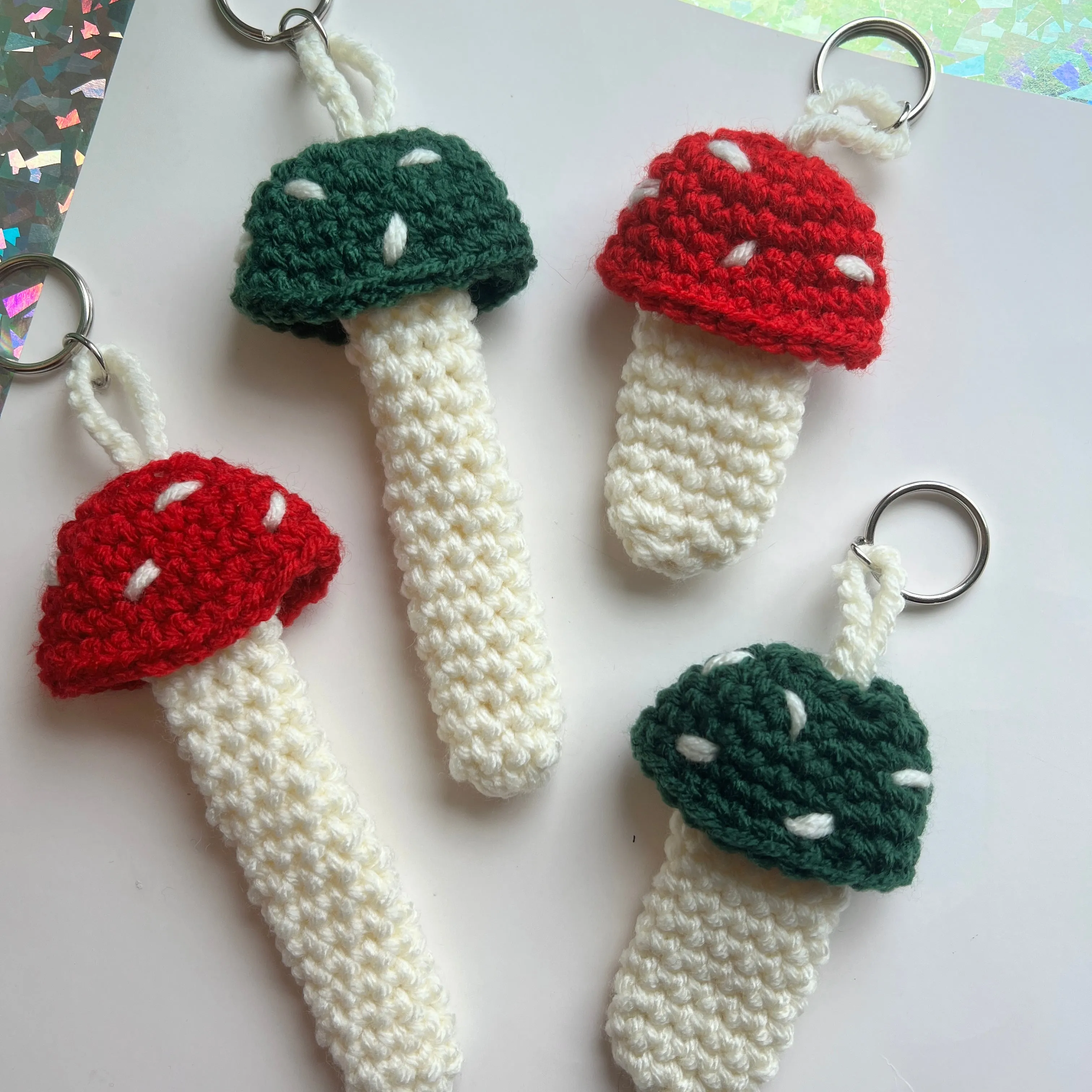 Mushroom Keychain