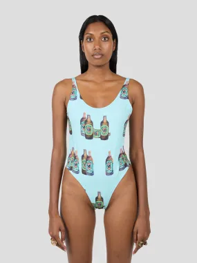 Otis Swimsuit in Beer Print