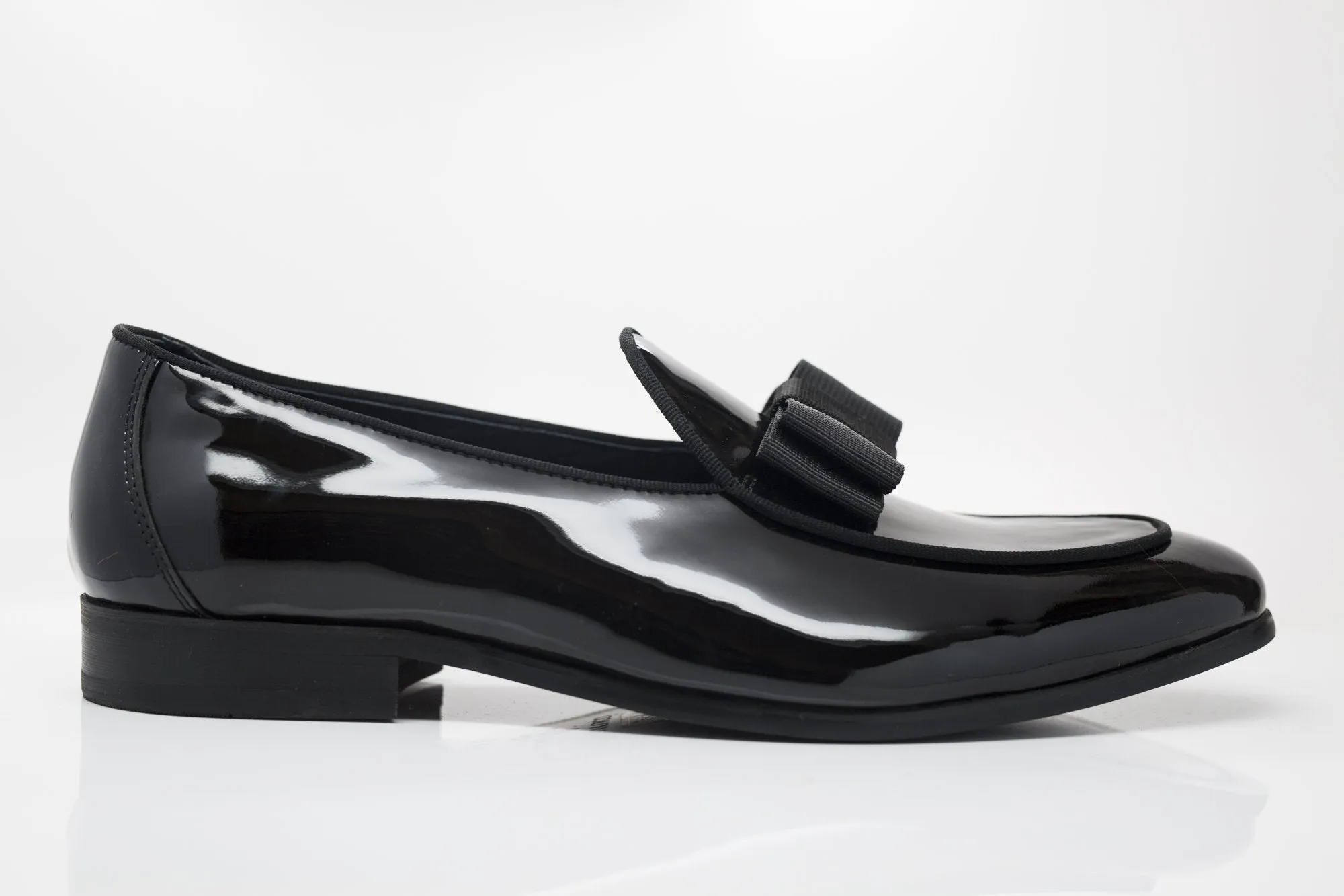 Patent Leather Formal Loafer Black