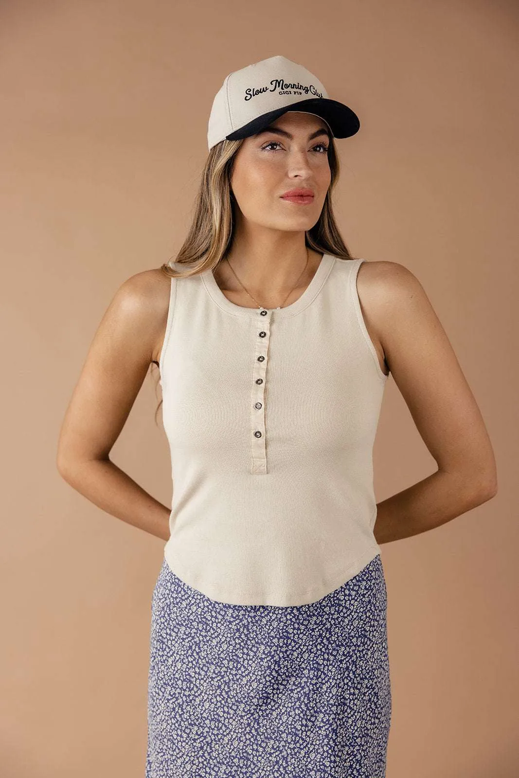 Patti Button Tank | Nursing Friendly