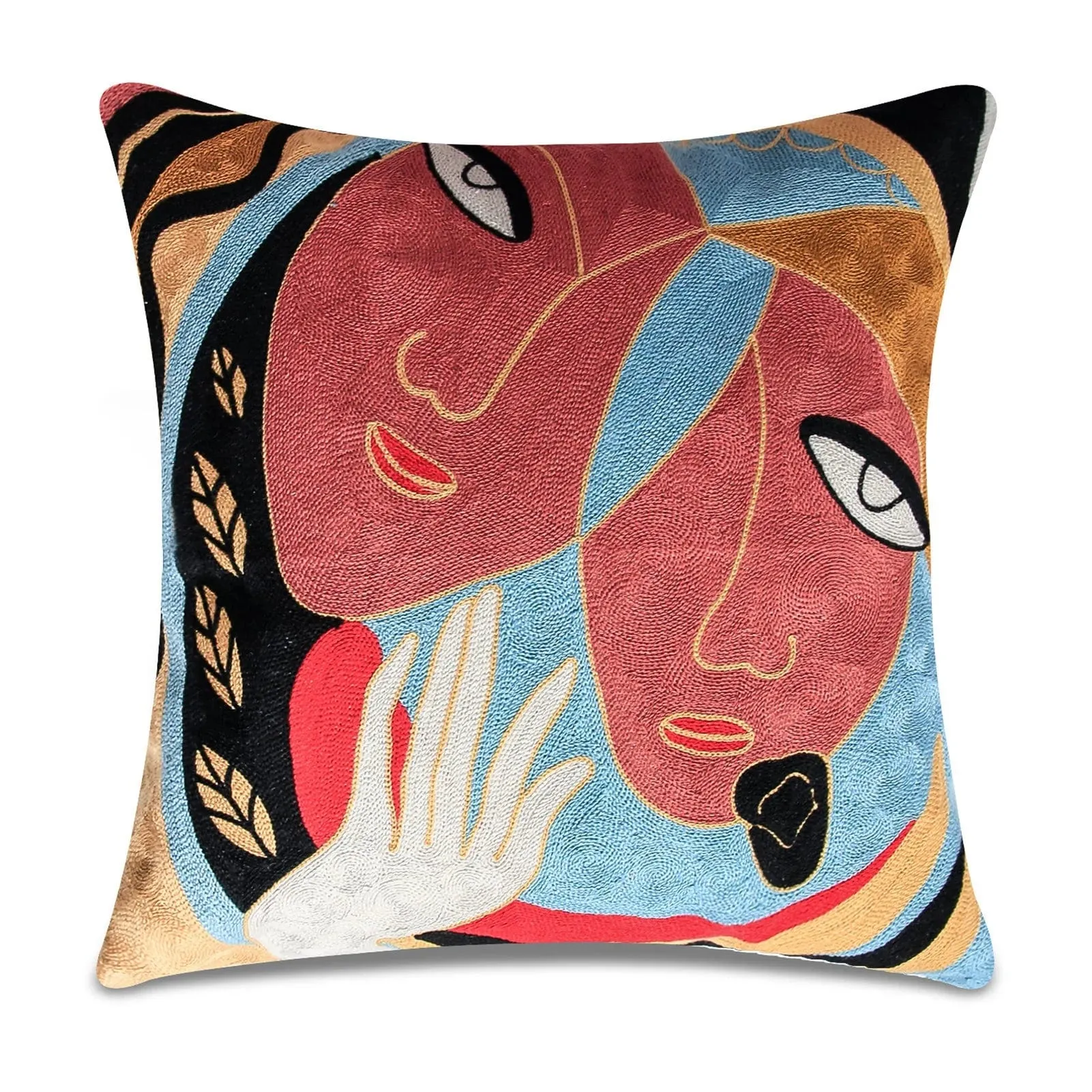 Picasso Graffiti Art Painting Cushion Cover: Printed Polyester Covers for Stylish Home Decoration, Bedding, and Sofa