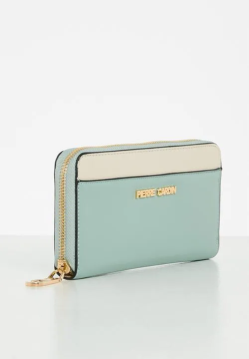 Pierre Cardin Charlie Zip Around Purse | Cream Sky