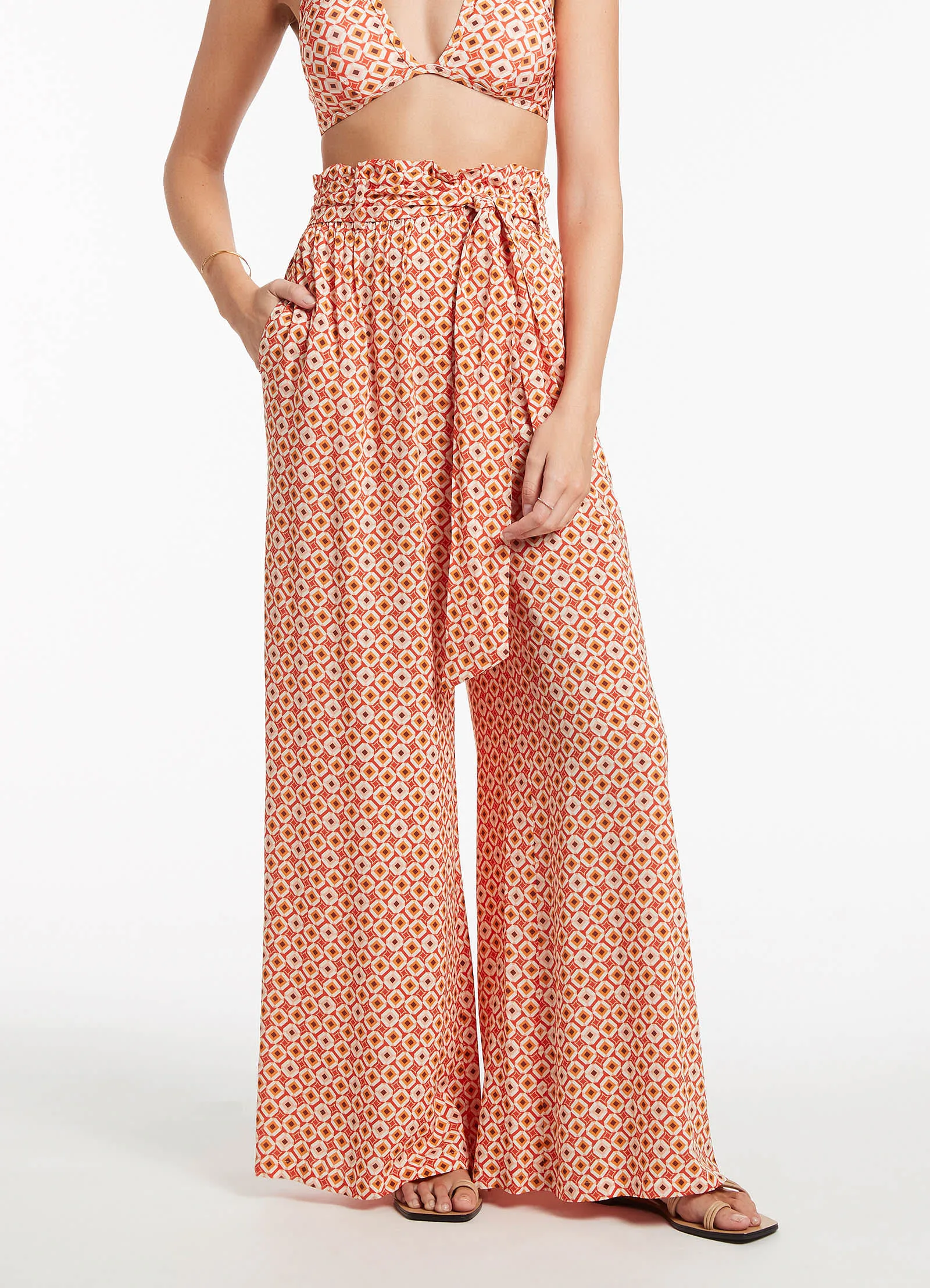 Playa Flowing Pant - Fiamma