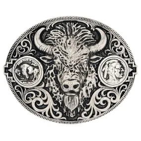 "Essence of the West" Buffalo Belt Buckle