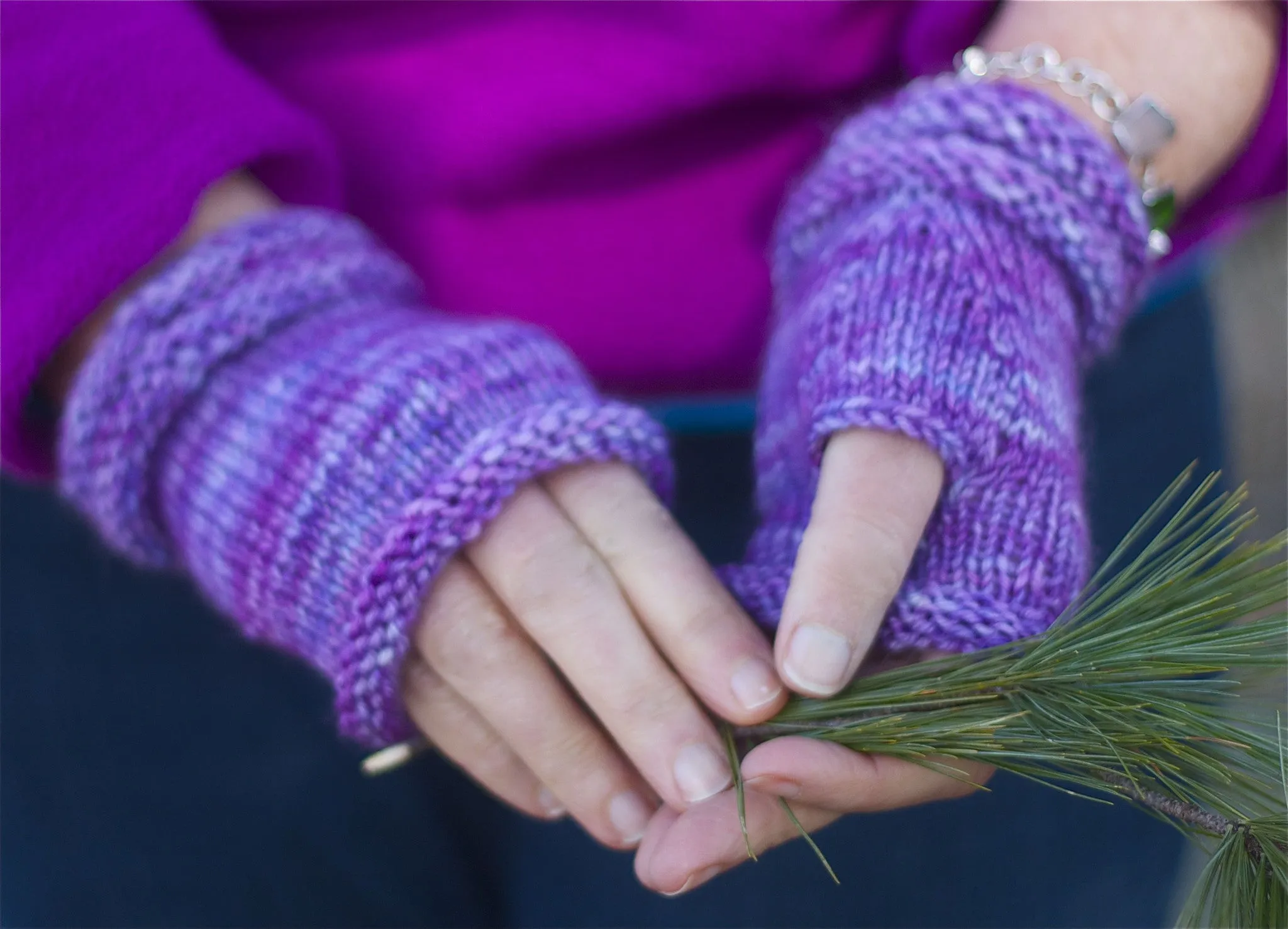 Rolled Cuff Handwarmers