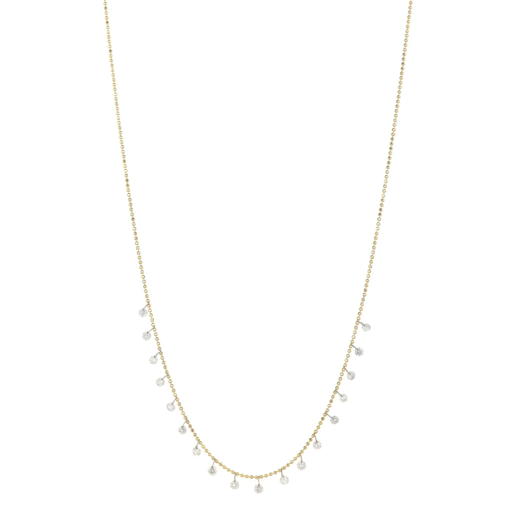 Signature Dancing Diamond Necklace – 18kt Gold