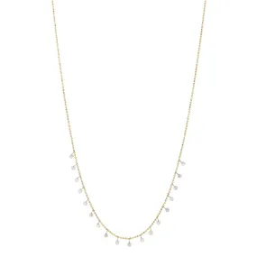 Signature Dancing Diamond Necklace – 18kt Gold