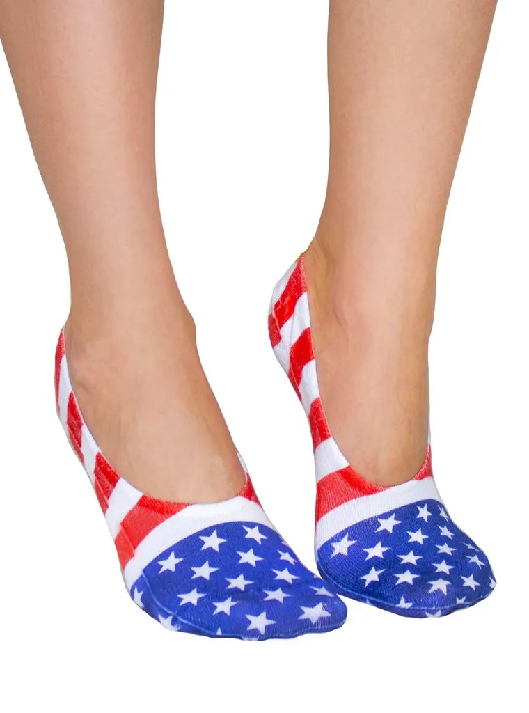 Stars and Stripes Liner Socks