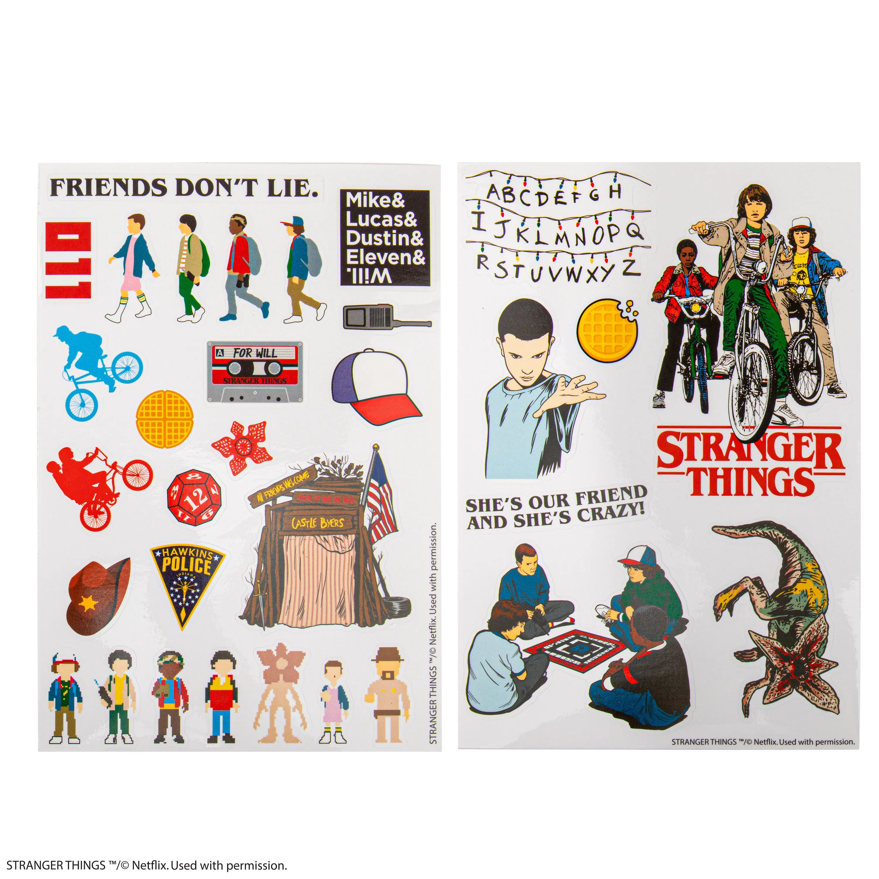 Stranger Things Season 1-4 Stickers Bundle