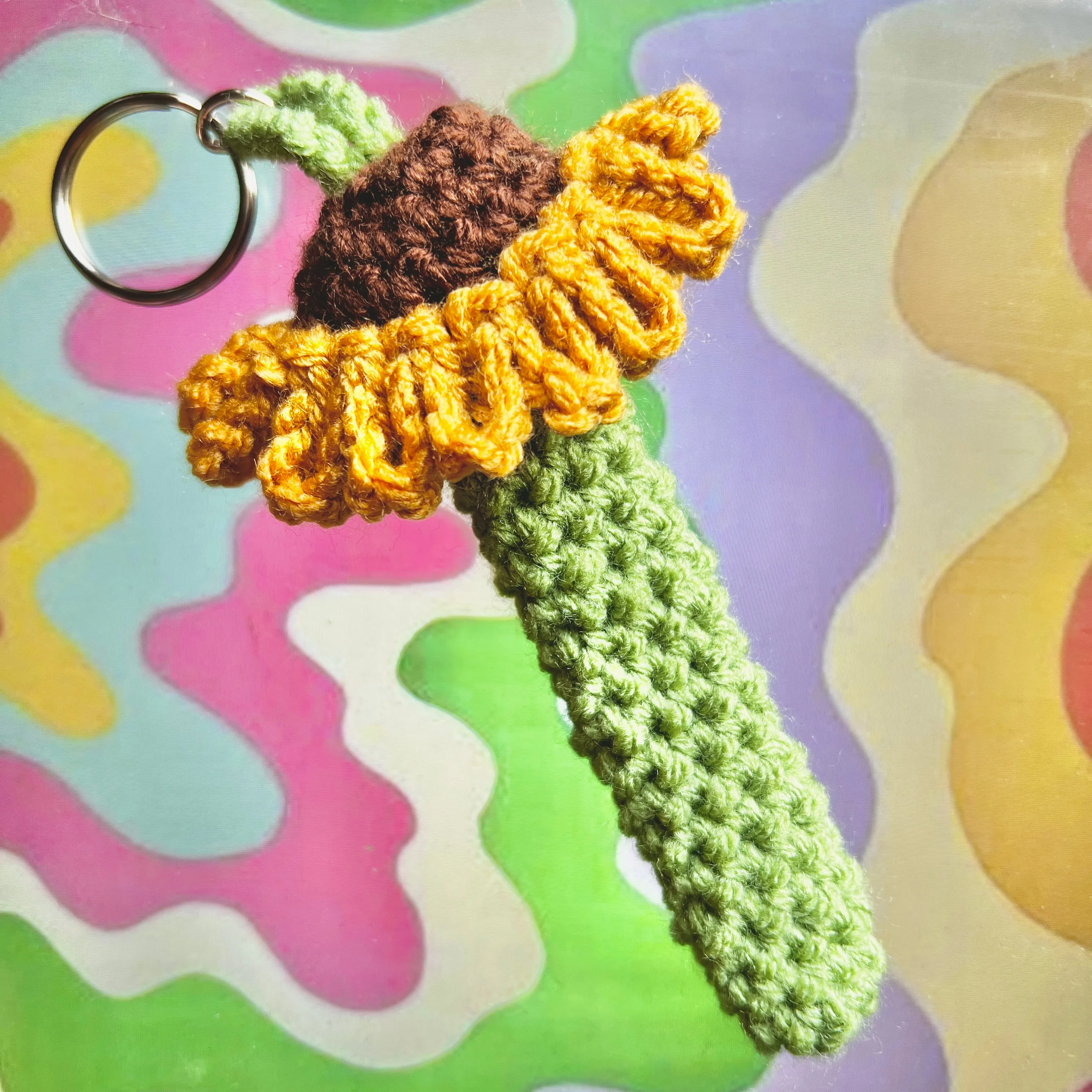 Sunflower Keychain