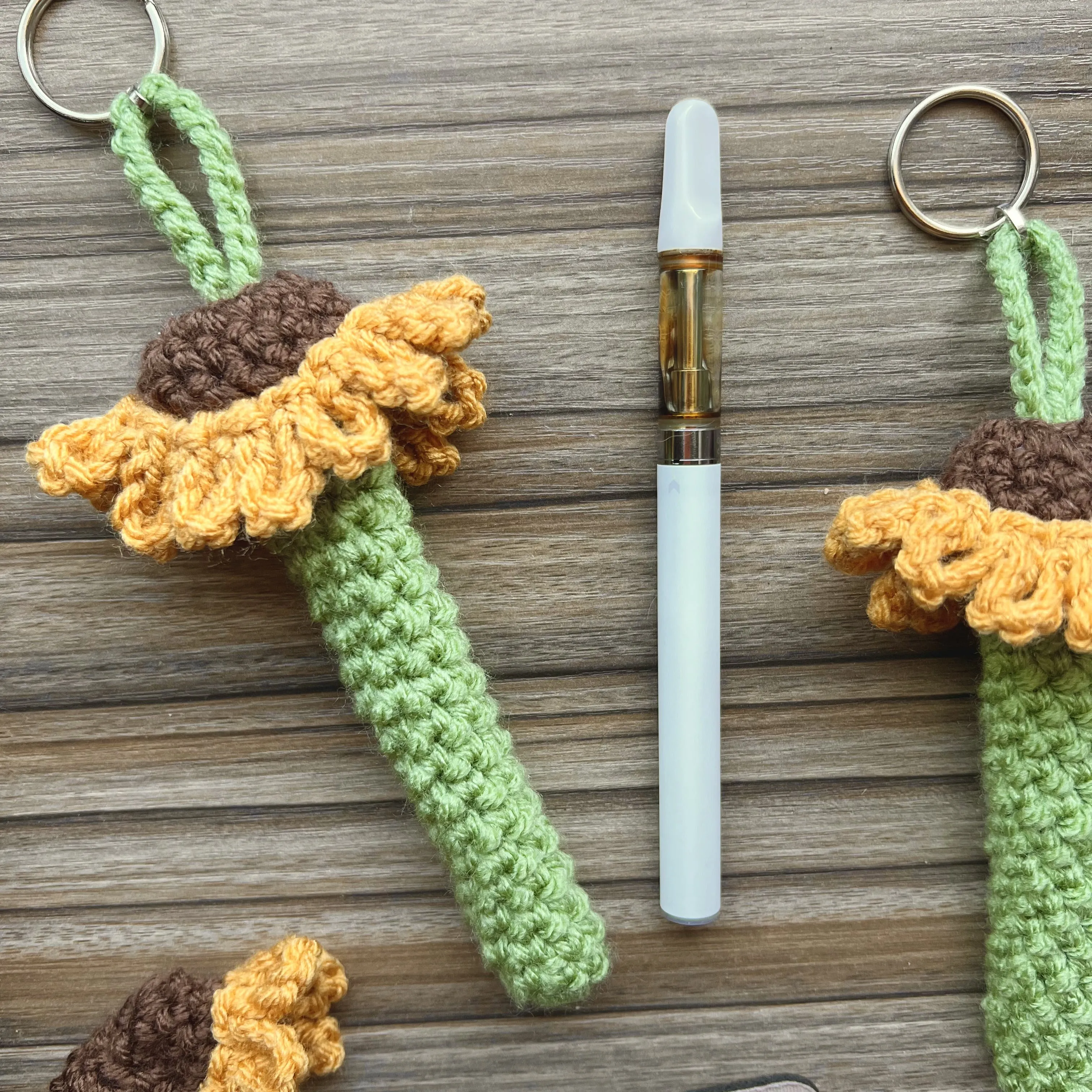 Sunflower Keychain