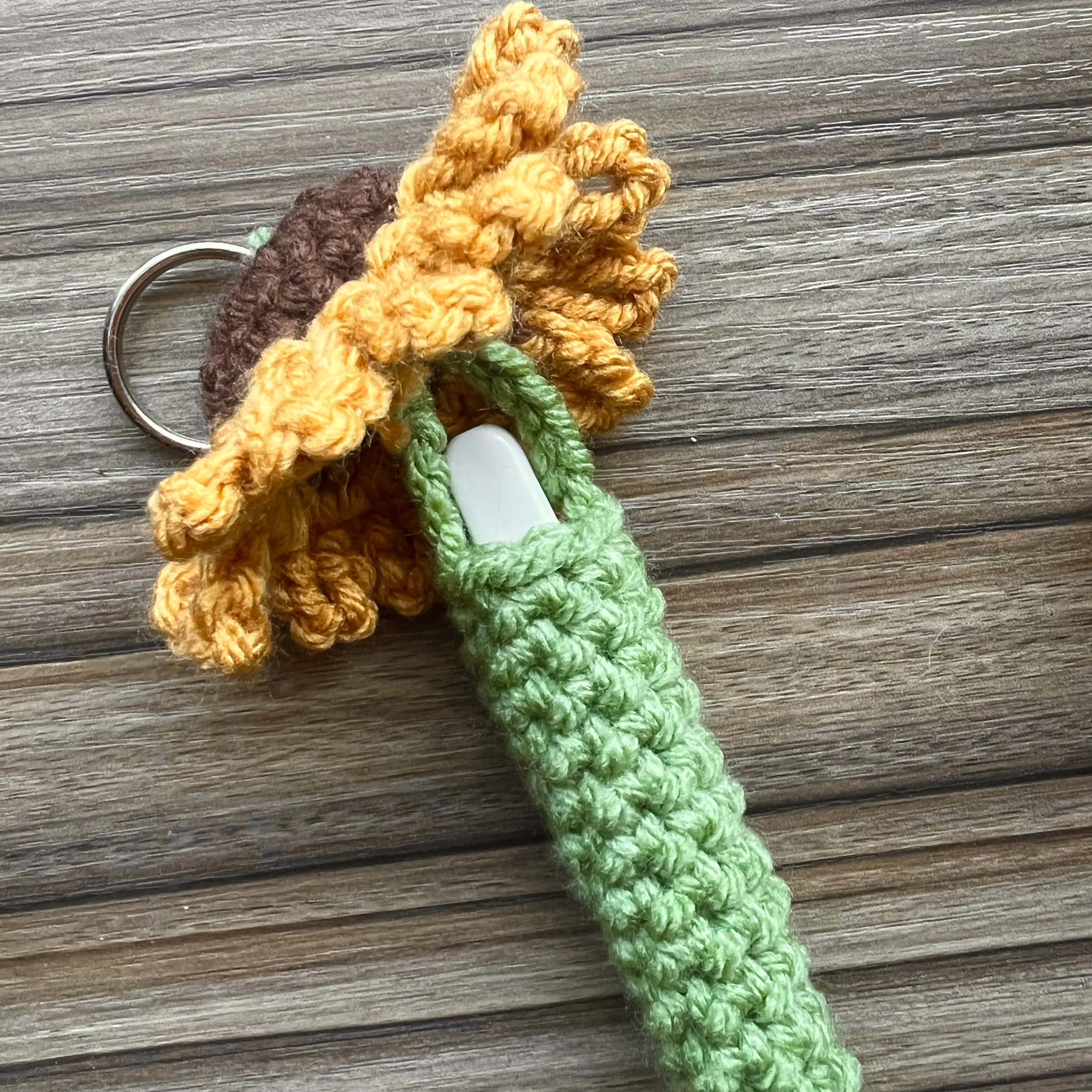 Sunflower Keychain