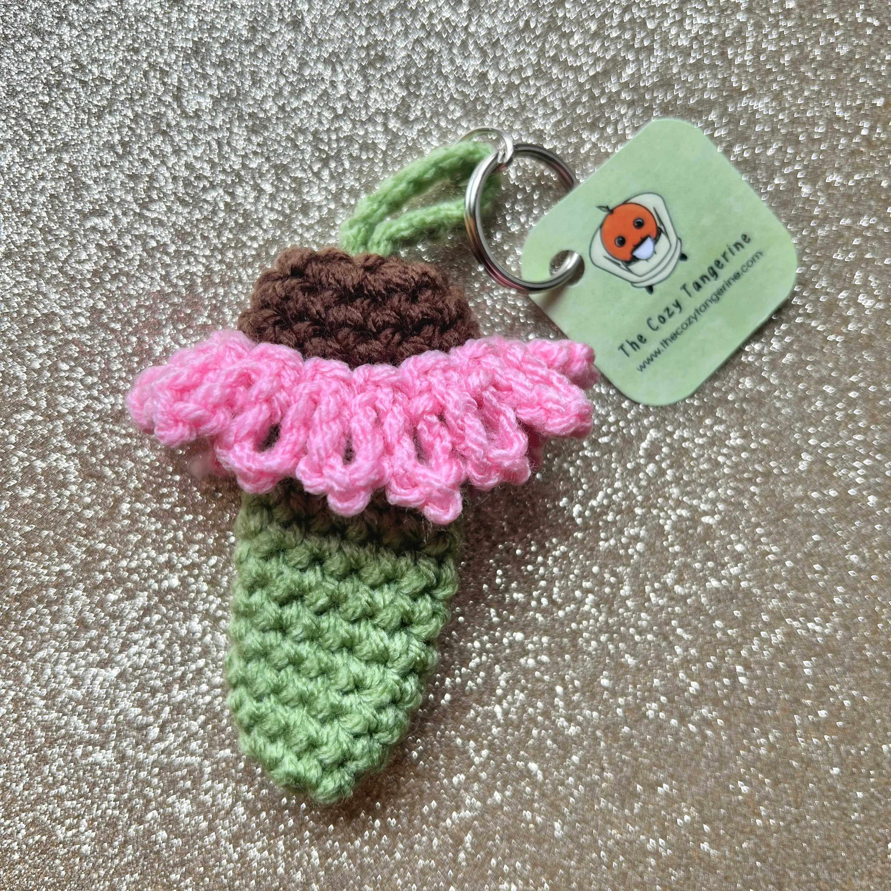 Sunflower Keychain