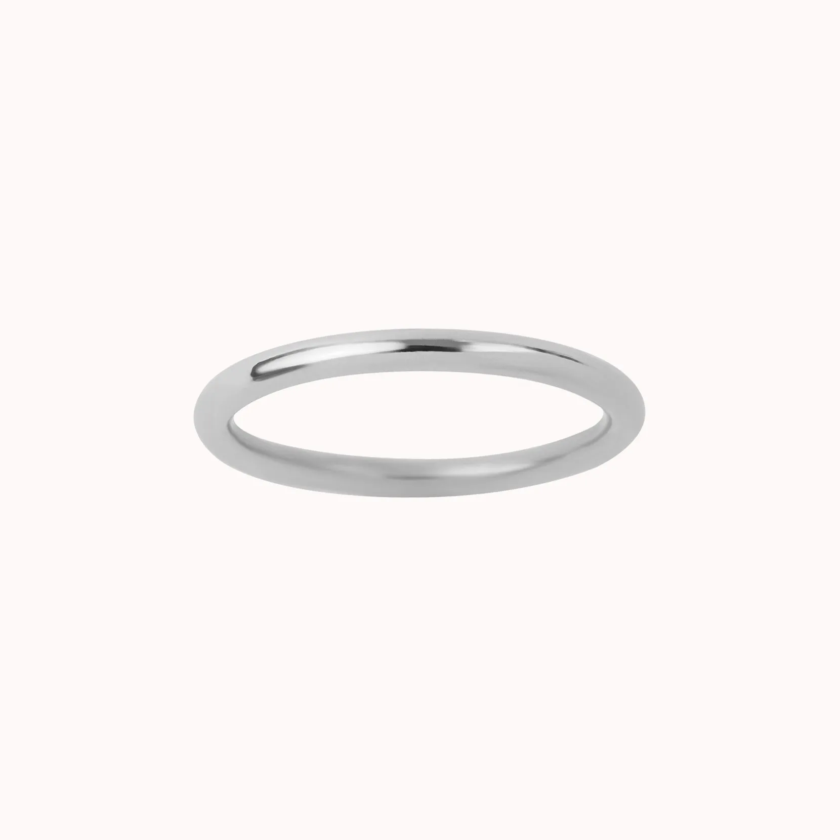 Thick Smooth Stacking Ring