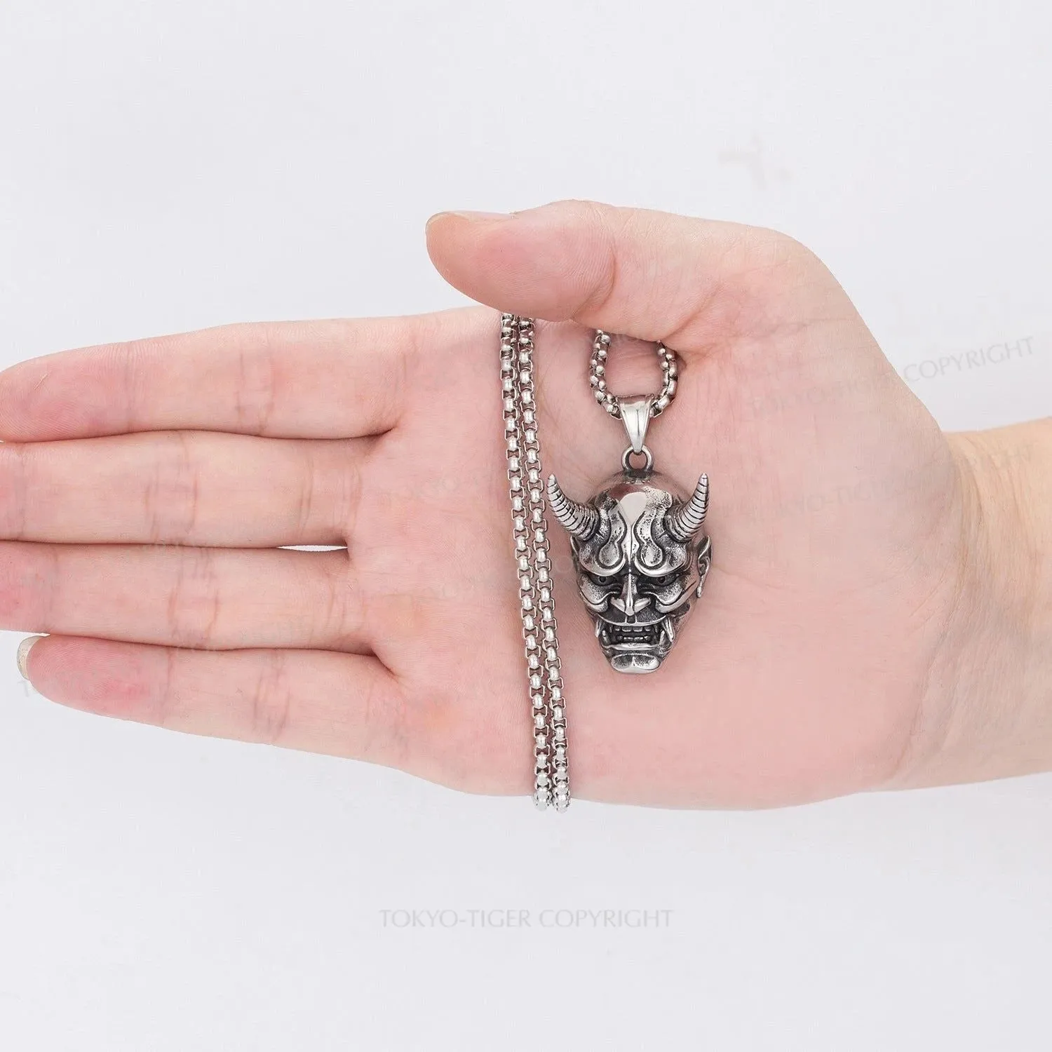 Tokyo-Tiger Demon Ghost Prajna Mask Necklace