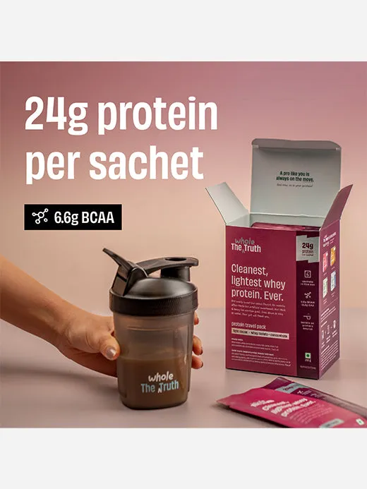 TWT Protein Powder Light Cocoa | Pack of 6 sachets