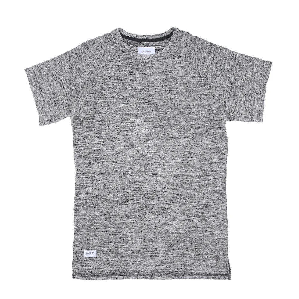 Viso French Terry Extended Tee  - Salt/Pepper